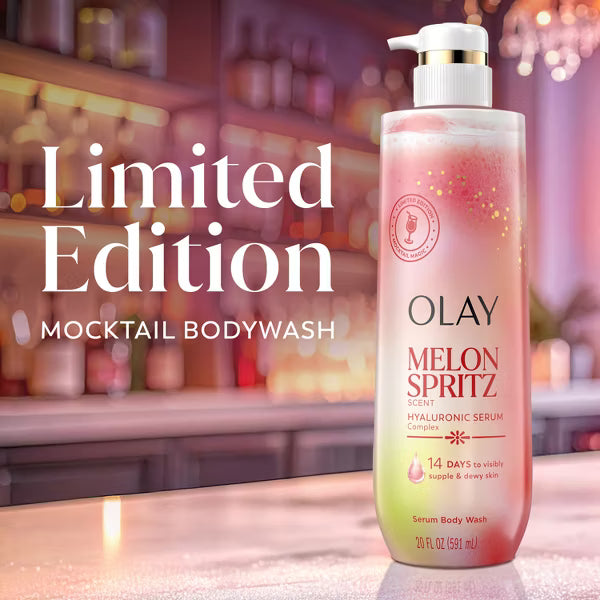 Olay Melon Spritz Hyaluronic Serum Body Wash