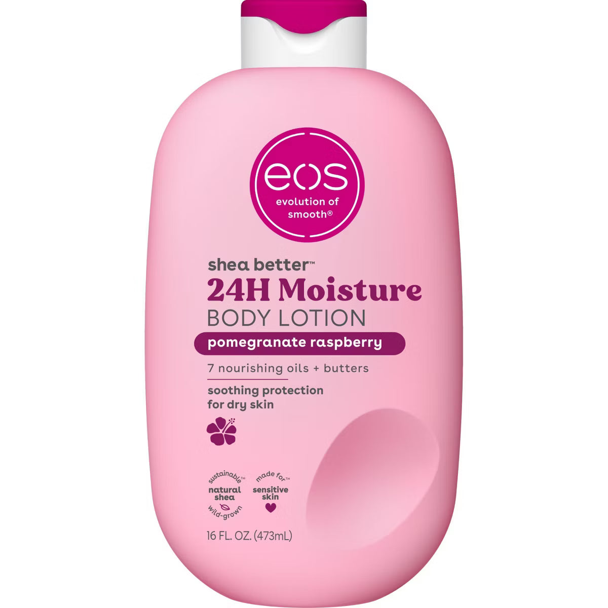 eos Shea Better 24H Moisture Body Lotion - Pomegranate Raspberry