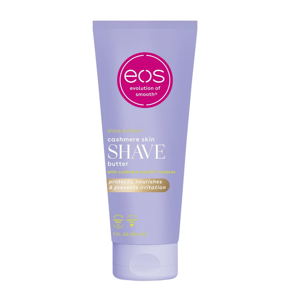 EOS Cashmere Skin Collection Shave Butter - 7 fl oz: Paraben-Free, Vanilla Scent, Whole Body Use