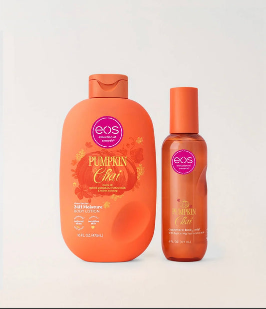 **PRE ORDER** EOS Pumpkin Chai Body Lotion & Mist Duo