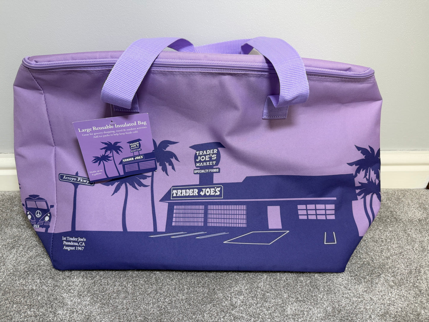 Trader Joe’s Lavender Reusable Insulated Bag