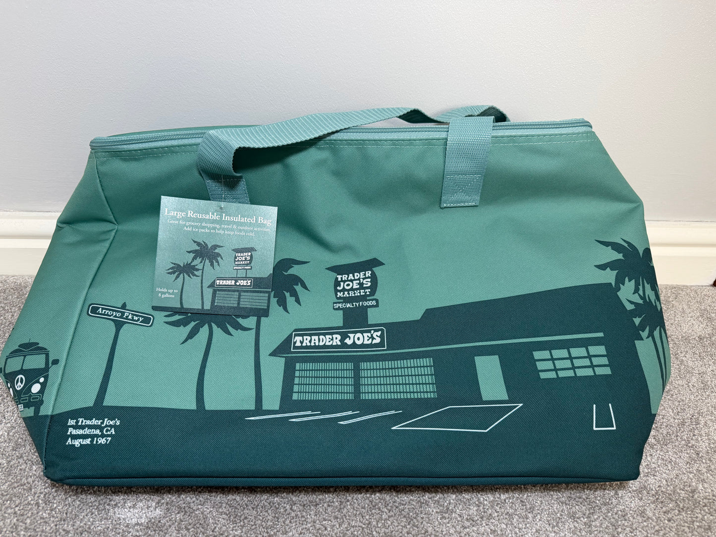 Trader Joe’s Dusty Blue Large Insulated Bag