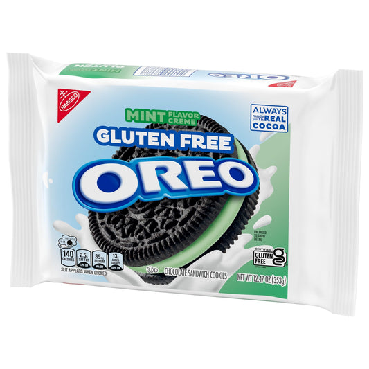 OREO Gluten Free Mint Creme Chocolate Sandwich Cookies, Gluten Free Cookie