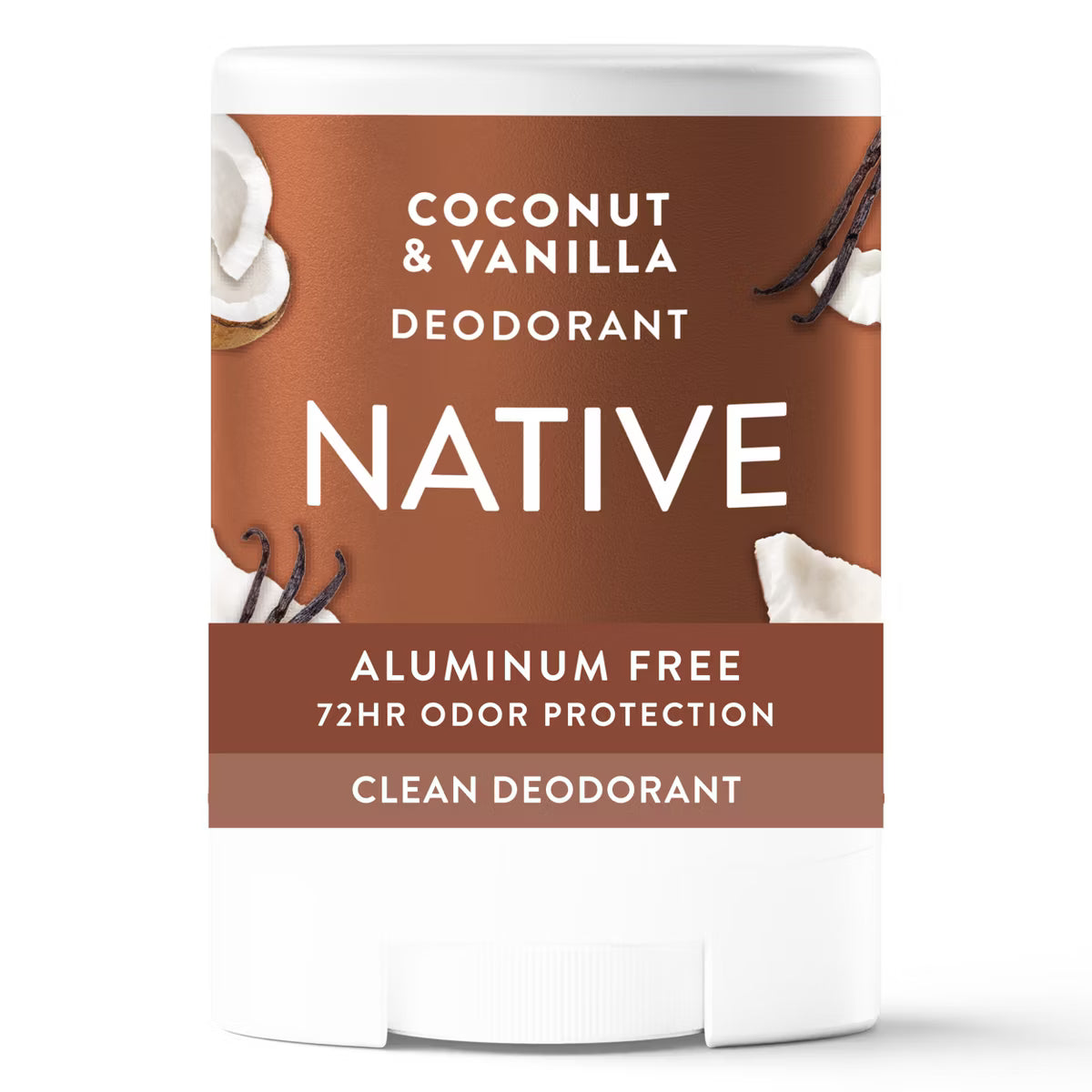 Native Aluminum Free Travel Size Mini Deodorant - Coconut & Vanilla - 0.5oz